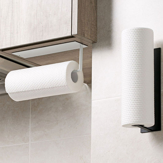 Wall mounted paper towel holder